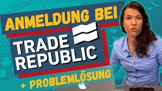 Anmeldung bei Trade Republic  Tutorial Problemlösung Anmeldung hängt  Aktiendepot [upl. by Iorio211]