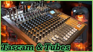 Recording A Tube Amp Into The Tascam Model 16 [upl. by Nivar]