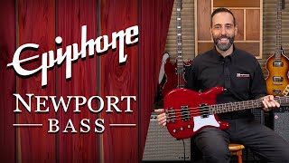 Epiphone Newport Bass Product Demo [upl. by Asiaj345]