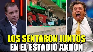 ¡SENTARON JUNTOS A MARTINOLI Y EL PIOJO EN EL AKRON [upl. by Saxon424]