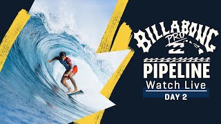 WATCH LIVE Billabong Pro Pipeline 2023  Day 2 [upl. by Alissa650]