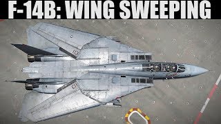 F14B Tomcat Wing Sweep Control Tutorial  DCS WORLD [upl. by Gnah]