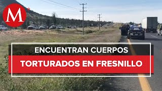 Hallan cinco cuerpos en Fresnillo Zacatecas [upl. by Forest861]