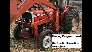 Massey Ferguson 240s Overview [upl. by Anirtal545]