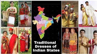 Traditional Dresses of Indian States  Indian 29 States Traditional Dressing Style  Indian Costumes [upl. by Namrak]