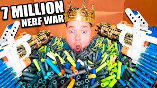 7 MILLION SUBSCRIBER BOX FORT NERF WAR  Papa Jake Vs Logan Battle Royale [upl. by Kall348]