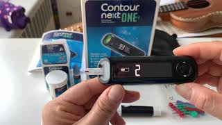 How to use a Contour Next One Diabetes Glucometer [upl. by Siuoleoj]