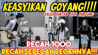 Penonton Semua Bergoyang ‼️Pecah Seribu  Elvie Sukaesih Live Ngamen by Salsa Bintan [upl. by Cohbert]