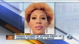 Friends stunned by murder arrest of aspiring Detroit model and singer [upl. by Pardoes151]