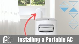 How to Install a Portable Air Conditioner — Perfect Aire [upl. by Cyrill877]