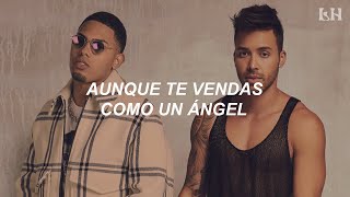 Prince Royce ft Myke Towers  Carita de Inocente REMIX Letra [upl. by Ella173]