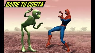 SpiderMan dance On Dame tu cosita musically [upl. by Kcolttam]