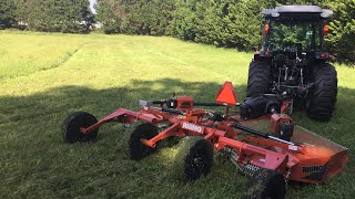 The All New Massey Ferguson 1840M Compact Tractor with Rhino TS10 FlexWing [upl. by Cupo]