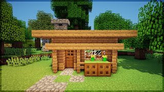 Minecraft CONSTRUA UMA CASA BONITA EM 5 MINUTOS NO SURVIVAL [upl. by Uos]