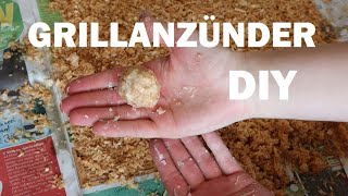 Grillanzünder selber machen DIY [upl. by Naerol]