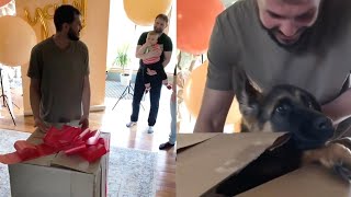 Husband Gets His Dream Puppy As Surprise Birthday Present [upl. by Emaj180]