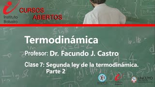 Termodinámica Clase 7 [upl. by Cornel954]