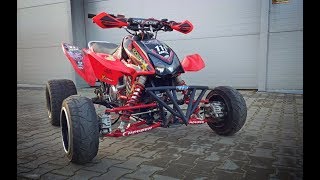 Honda TRX450R  Superquad  Street custom QuadPORN [upl. by Eatton]