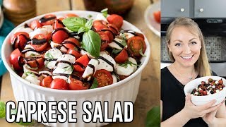 How To Make Caprese Salad [upl. by Alegnatal585]