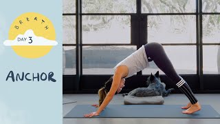 Day 3  Anchor  BREATH  A 30 Day Yoga Journey [upl. by Fry]