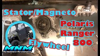 Ranger  RZR 800  Water Pump Flywheel Stator amp Magneto  Installation [upl. by Kristen]