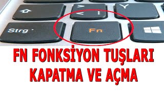 Fn fonksiyon tuşu kapatma açma [upl. by Oira]