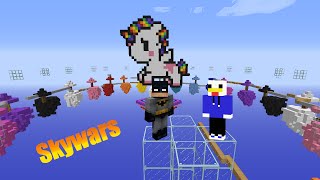 Minecraft Skywars  La caña de la muerte y el Karma  Con Celo [upl. by Emlen]