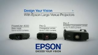 Epson Large Venue Projectors  Take the Tour [upl. by Beryl]