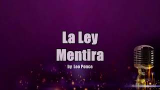 KARAOKE La Ley  Mentira Pista Real  Instrumental Original HD 1080p [upl. by Alvy]