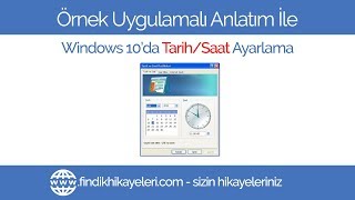 Windows 10 TarihSaat Ayarlama [upl. by Roderic]