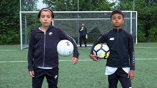 SHANE KLUIVERT vs RAYANE BOUNIDA  VOETBAL CHALLENGE [upl. by Ailb255]