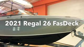 2021 Regal 26 FasDeck Virtual Tour  FPM [upl. by Attey989]