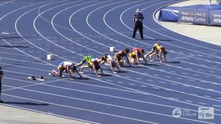 U13 Boys 100m  Final 1  Asics Australian Little Athletics Championships [upl. by Siri]