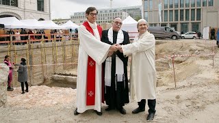 Grundstein für interreligiöses Gotteshaus in Berlin gelegt [upl. by Alyson]