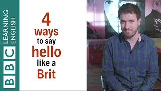 How to say hello like a British English speaker  English In A Minute ⏰ [upl. by Christal]