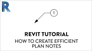 Revit Tutorial  How To Create Efficient Plan Notes [upl. by Atilek]