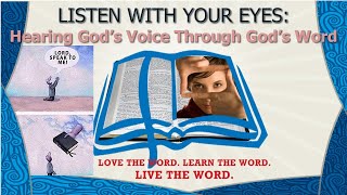 8 25 24  Listen With Your Eyes  Building My Life of the Bible Kickoff [upl. by Ylrae]