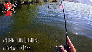 Spring Trout Fishing Silverwood Lake [upl. by Hoon]