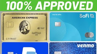 4 Credit Cards that GUARANTEE Approval or No Hard Pull [upl. by Sinaj87]