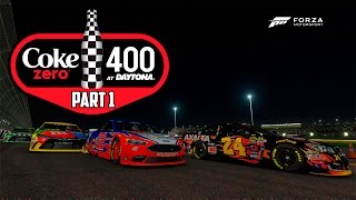 Coke Zero 400 Part 1 Forza Motorsport 6  NASCAR Expansion [upl. by Finah56]