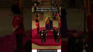 CC SHORT The moment the Queen’s guard collapses before her coffin [upl. by Suhail]