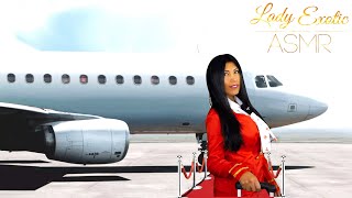 ASMR Luxury Private Jet Flight Attendant ✈ [upl. by Cosenza850]