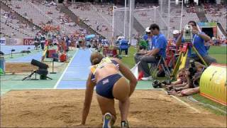 Jessica Ennis Long Jump Heptathlon [upl. by Roseann]