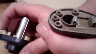 EASIEST WAY to remove master lock trigger lock using only a screw driver SAVE YOUR MONEY [upl. by Annawek157]