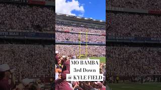 MO BAMBA  KYLE FIELD  Texas AampM 12th Man  vs Missouri 10524 GigEm Aggies [upl. by Theran]