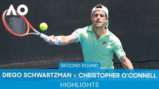 Diego Schwartzman v Christopher OConnell Highlights 2R  Australian Open 2022 [upl. by Wadell]