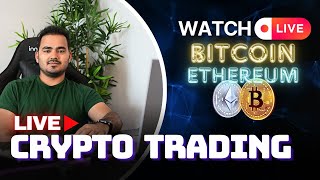 Crypto Live Trading  27 FEB  thetraderoomsss bitcoin ethereum cryptotrading [upl. by Galitea]