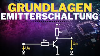 Emitterschaltung einfach erklärt  Transistor Verstärker Grundschaltungen [upl. by Kcuhc813]