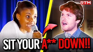 Woke Snowflake Steps Up To Candace Owens — Gets SHUT DOWN In Response [upl. by Otilrac642]