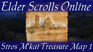 Stros Mkai Treasure Map 1 Elder Scrolls Online ESO [upl. by Uird139]